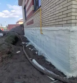 Теплоизоляция цоколя дома 1
